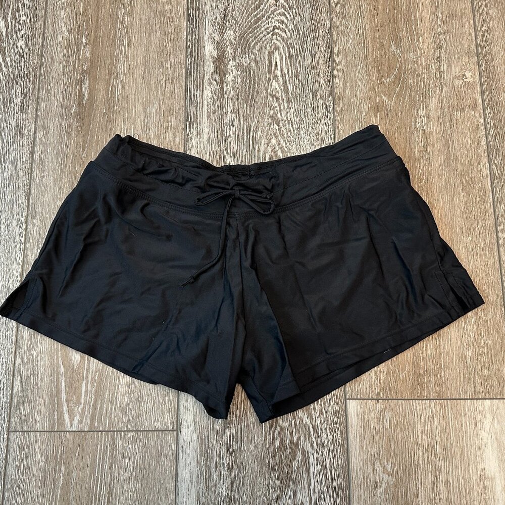 Swimwear Sz M Shein Fantastic Board Shorts w Sewn in Bikini Bottoms Insert